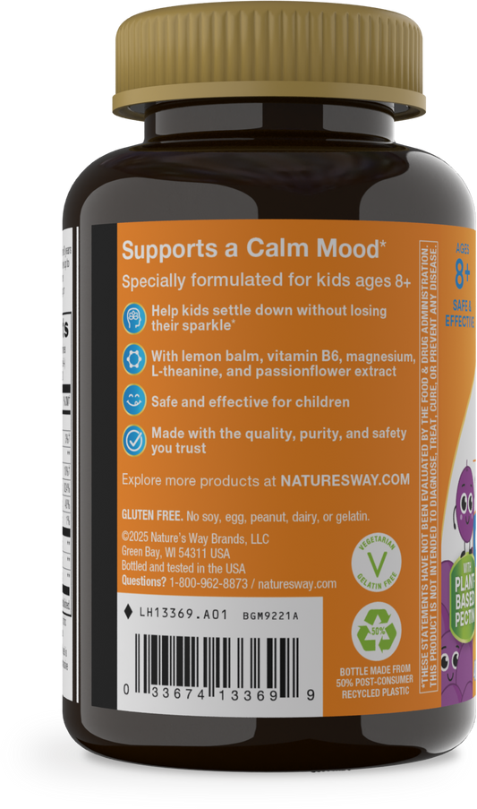 Nature's Way® Kids Cool & Calm Gummy | Grape | 40 Gomitas