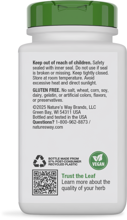 Nature's Way® Cranberry Fruit | Arándano Rojo | 100 Cápsulas Vegetales