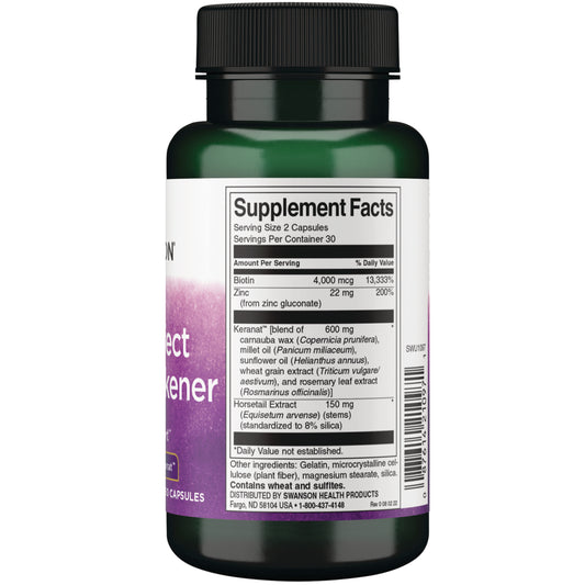 Swanson Full Effect Hair Thickener - Featuring Keranat 60 Caps