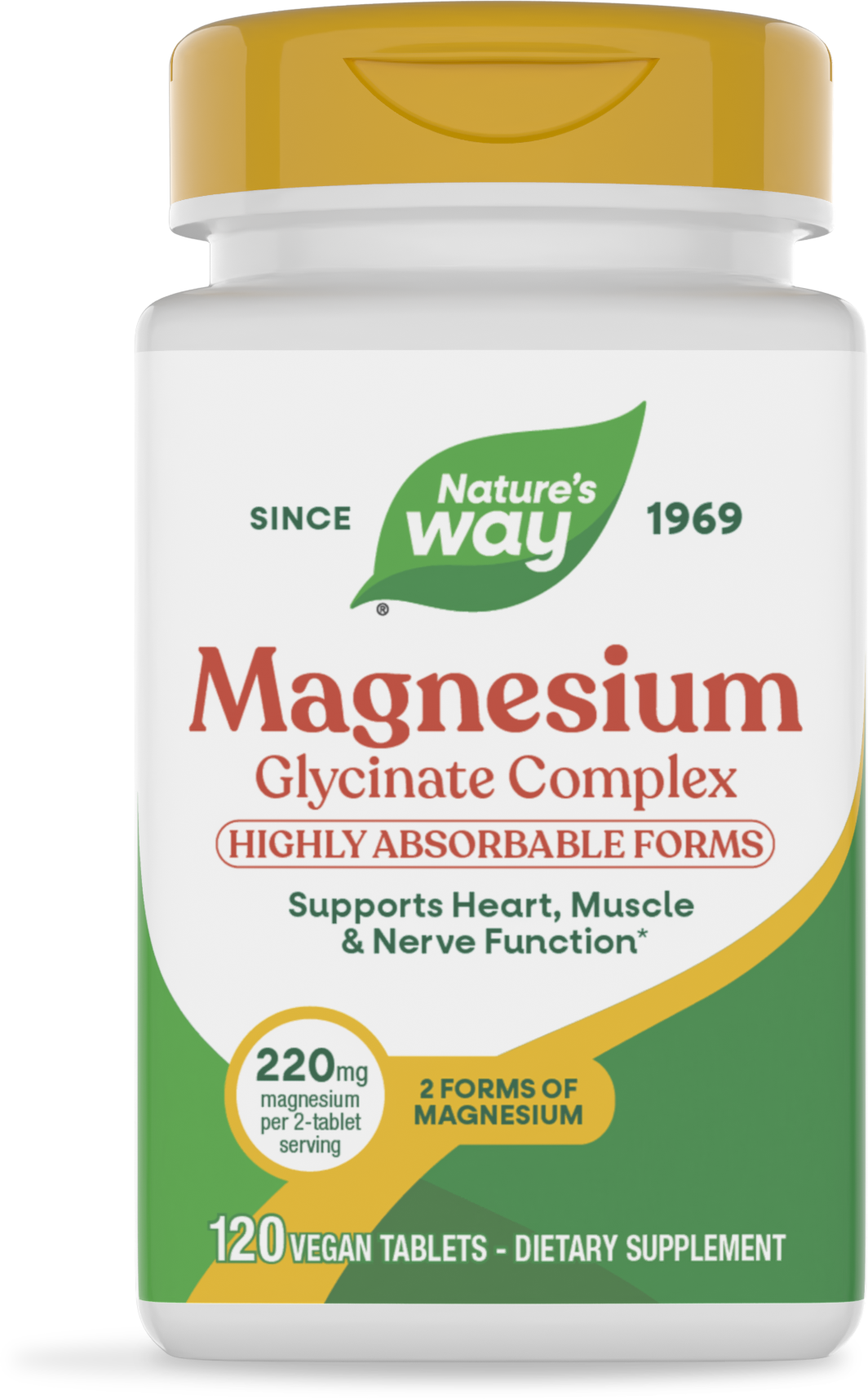 Nature's Way® Magnesium Glycinate Complex | 120 Tabletas