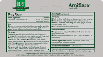 Boericke & Tafel® Arniflora® Arnica Gel | Gel de Árnica | 2.75 oz (78 g)