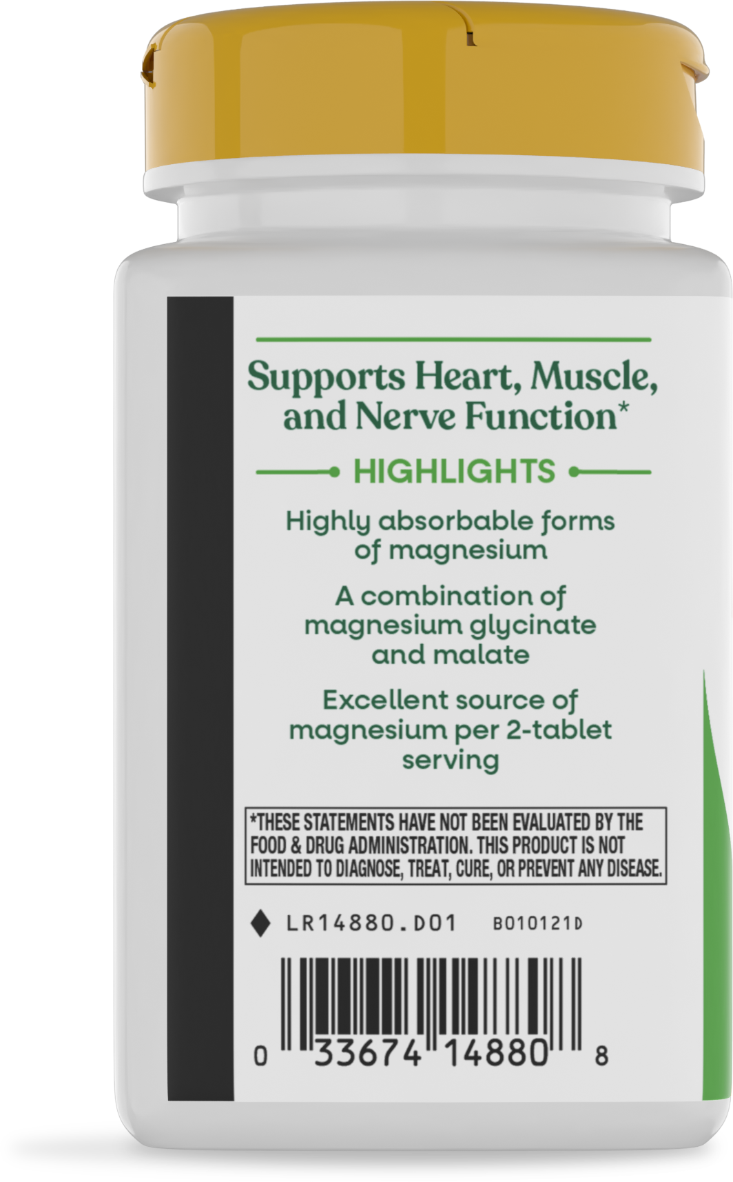 Nature's Way® Magnesium Glycinate Complex | 120 Tabletas