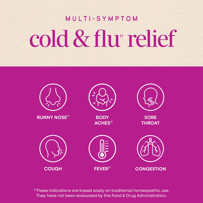Nature's Way® Umcka® Cold & Flu Relief Chewables | Berry | 20 Comprimidos Masticables