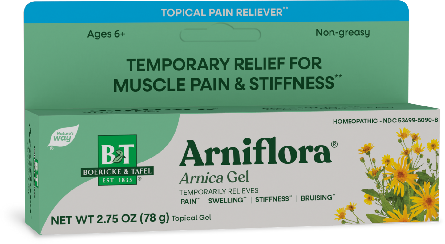 Boericke & Tafel® Arniflora® Arnica Gel | Gel de Árnica | 2.75 oz (78 g)