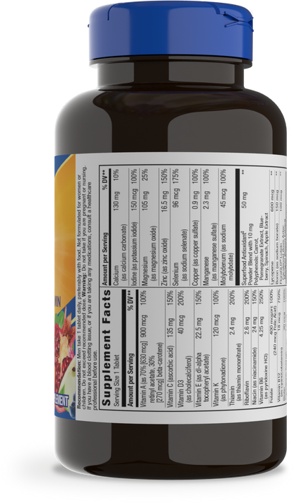 Nature's Way® Alive!® Men's Complete Multivitamin | Multivitamínico para Hombre | 50 Tabletas