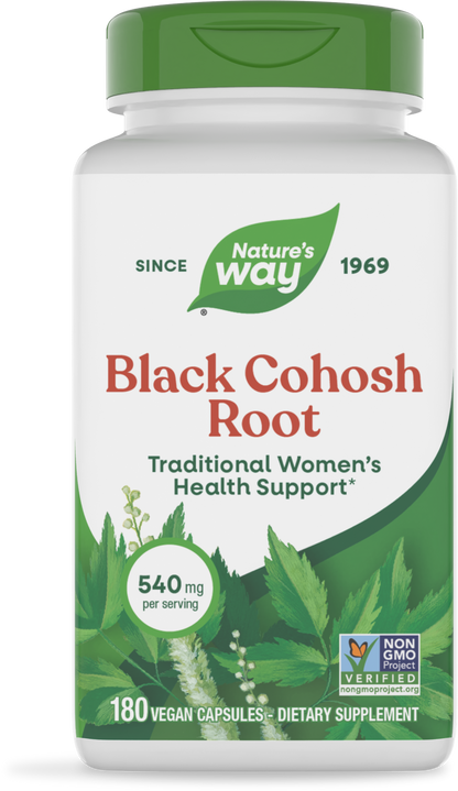 Nature's Way® Black Cohosh Root | 180 Cápsulas Veganas