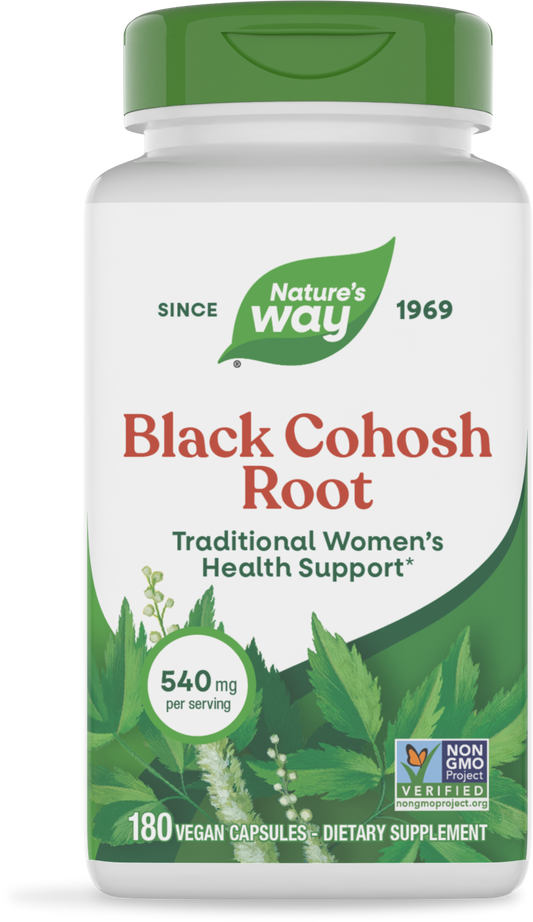 Nature's Way® Black Cohosh Root | 180 Cápsulas Veganas