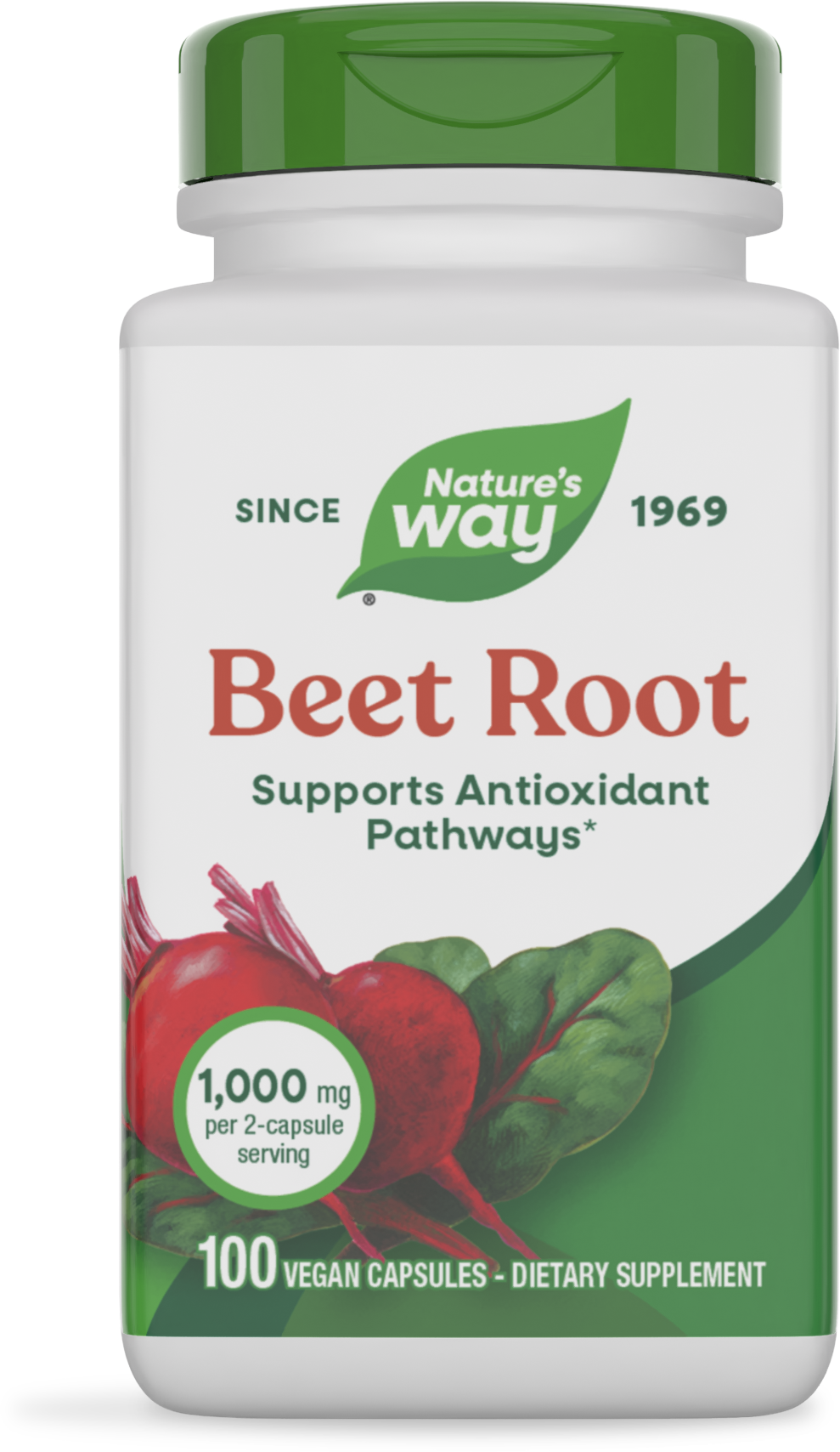 Nature's Way® Beet Root | 100 Cápsulas Veganas