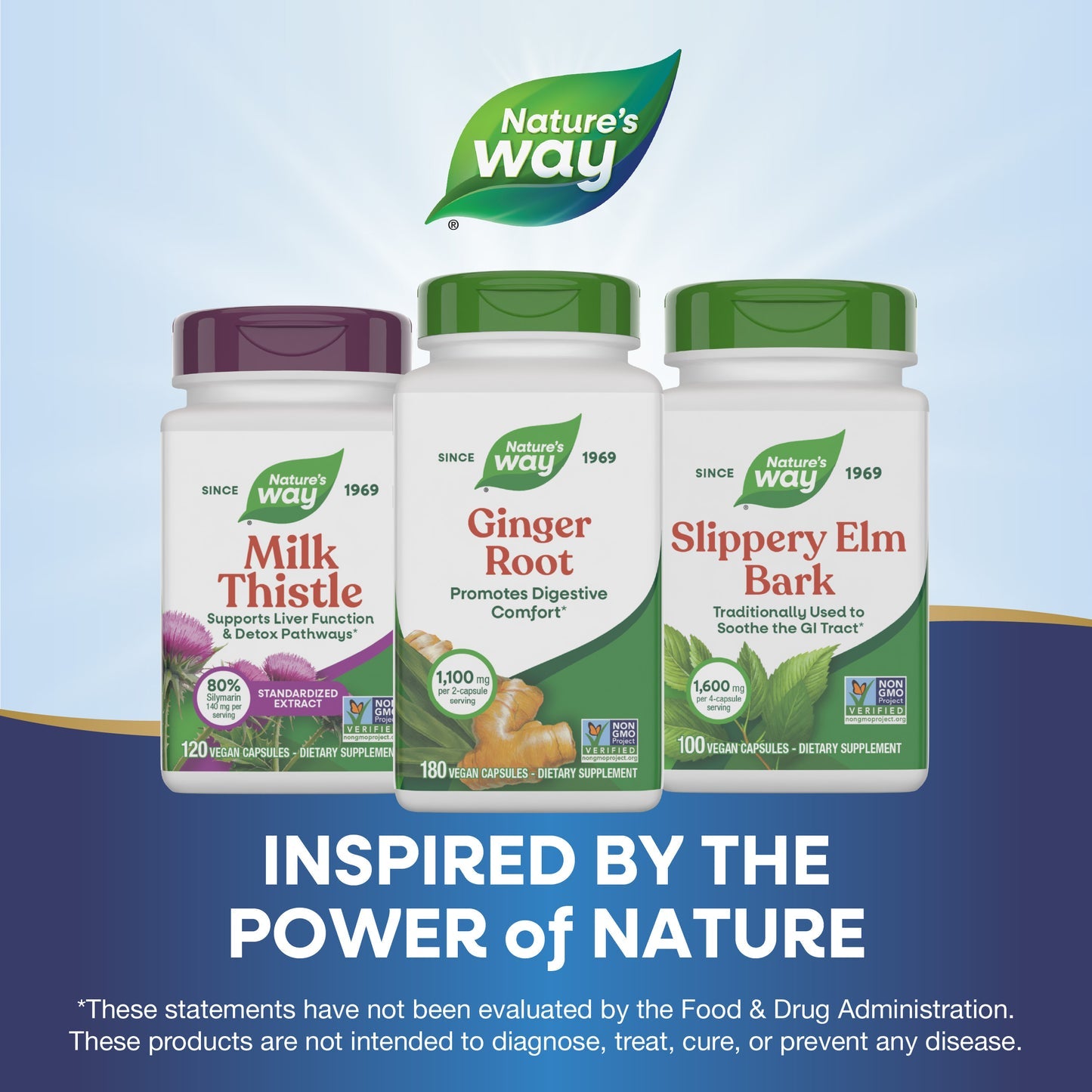 Nature's Way® Ginger Root | 240 Cápsulas Veganas