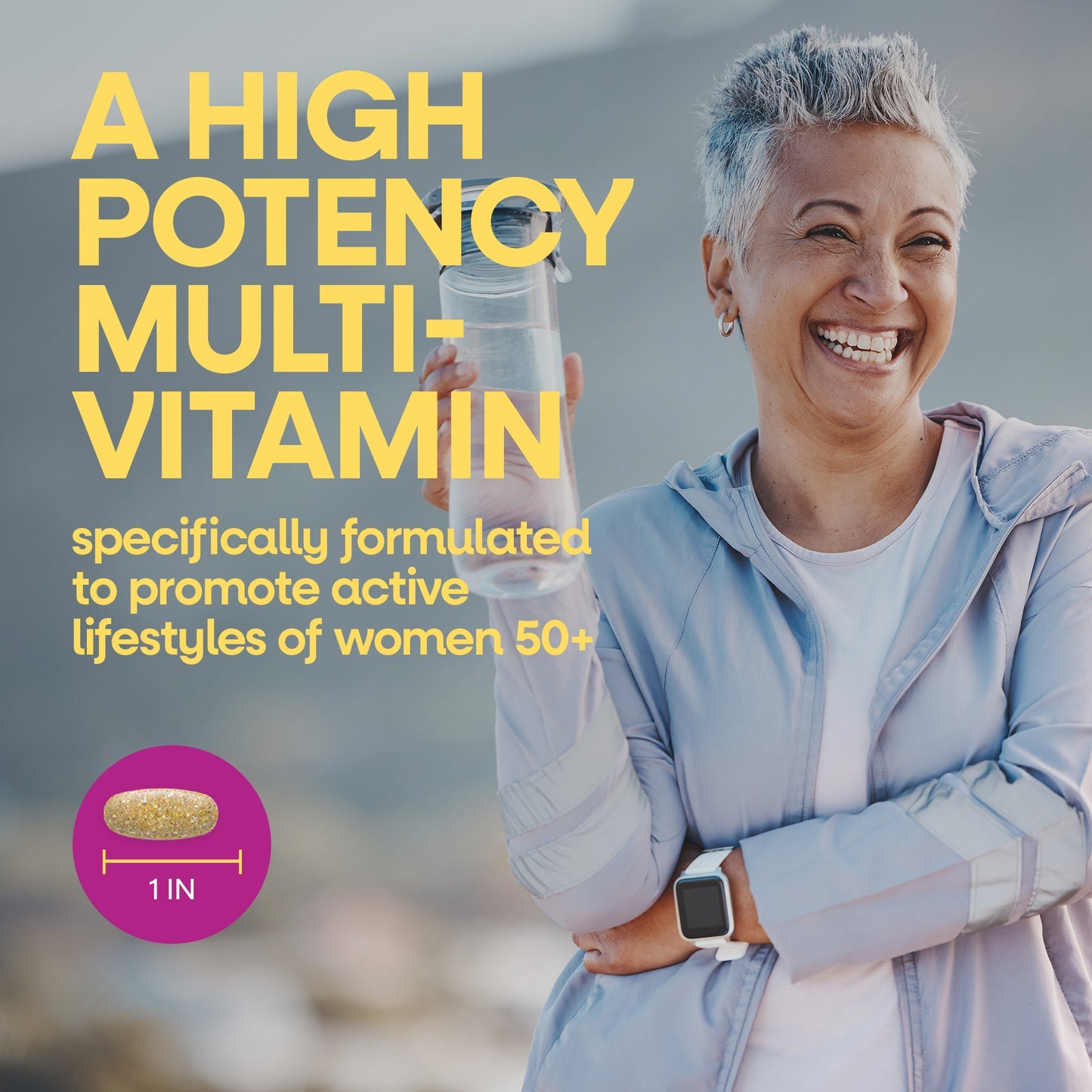 Nature's Way® Alive!® Multivitamínico Ultra Potencia para Mujeres 50+ | 60 Tabletas