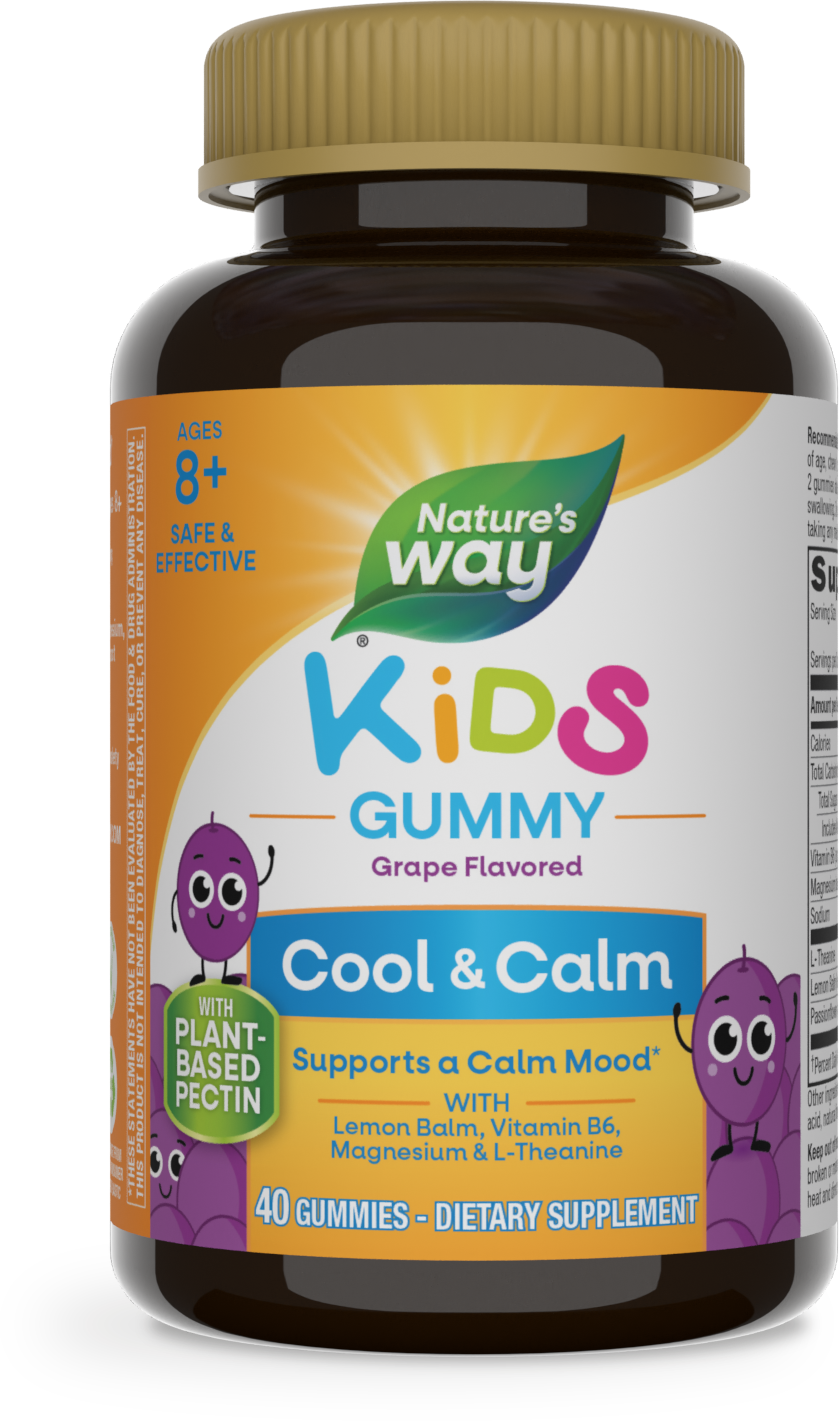Nature's Way® Kids Cool & Calm Gummy | Grape | 40 Gomitas