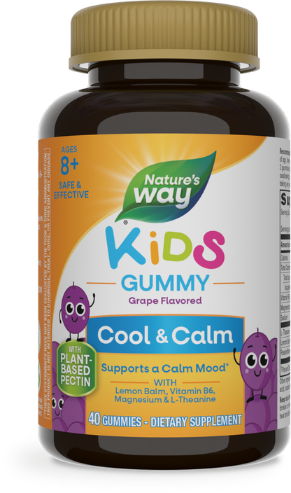 Nature's Way® Kids Cool & Calm Gummy | Grape | 40 Gomitas
