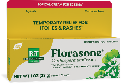 Boericke & Tafel® Florasone® Cream | Crema Homeopática para Picazón e Irritación | 1 oz (28 g)