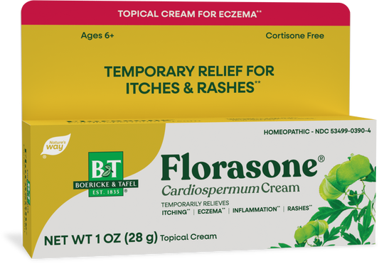 Boericke & Tafel® Florasone® Cream | Crema Homeopática para Picazón e Irritación | 1 oz (28 g)