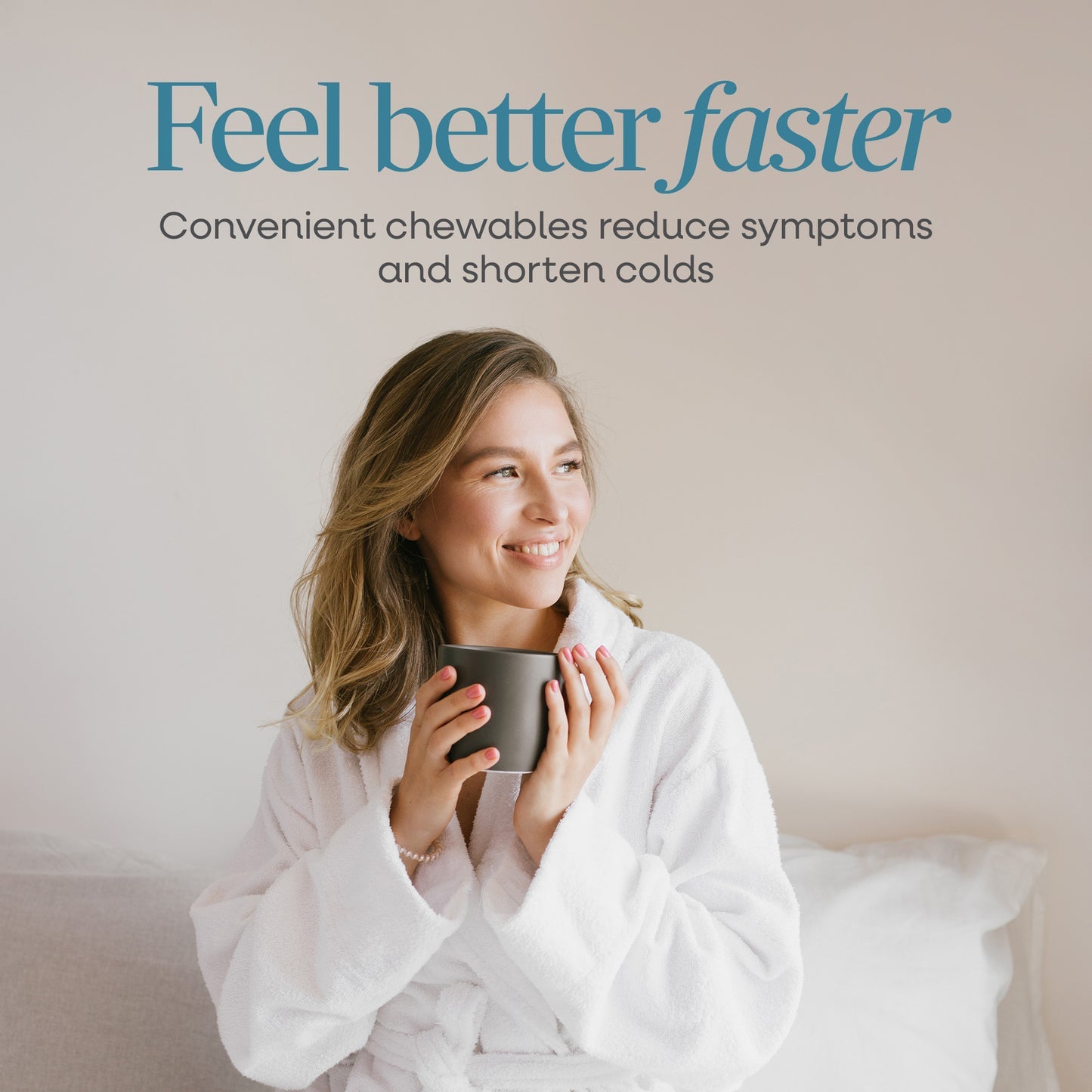 Nature's Way® Umcka® Cold Relief Chewables Cherry | Alivio Homeopático para el Resfriado | 20 Tabletas Masticables
