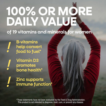 Nature's Way® Alive!® Multivitamínico Completo para Mujeres 50+ | 50 Tabletas