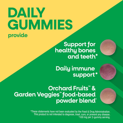 Nature's Way® Alive!® Calcium + Vitamin D3 Gummies | Calcio + Vitamina D3 | 60 Gomitas