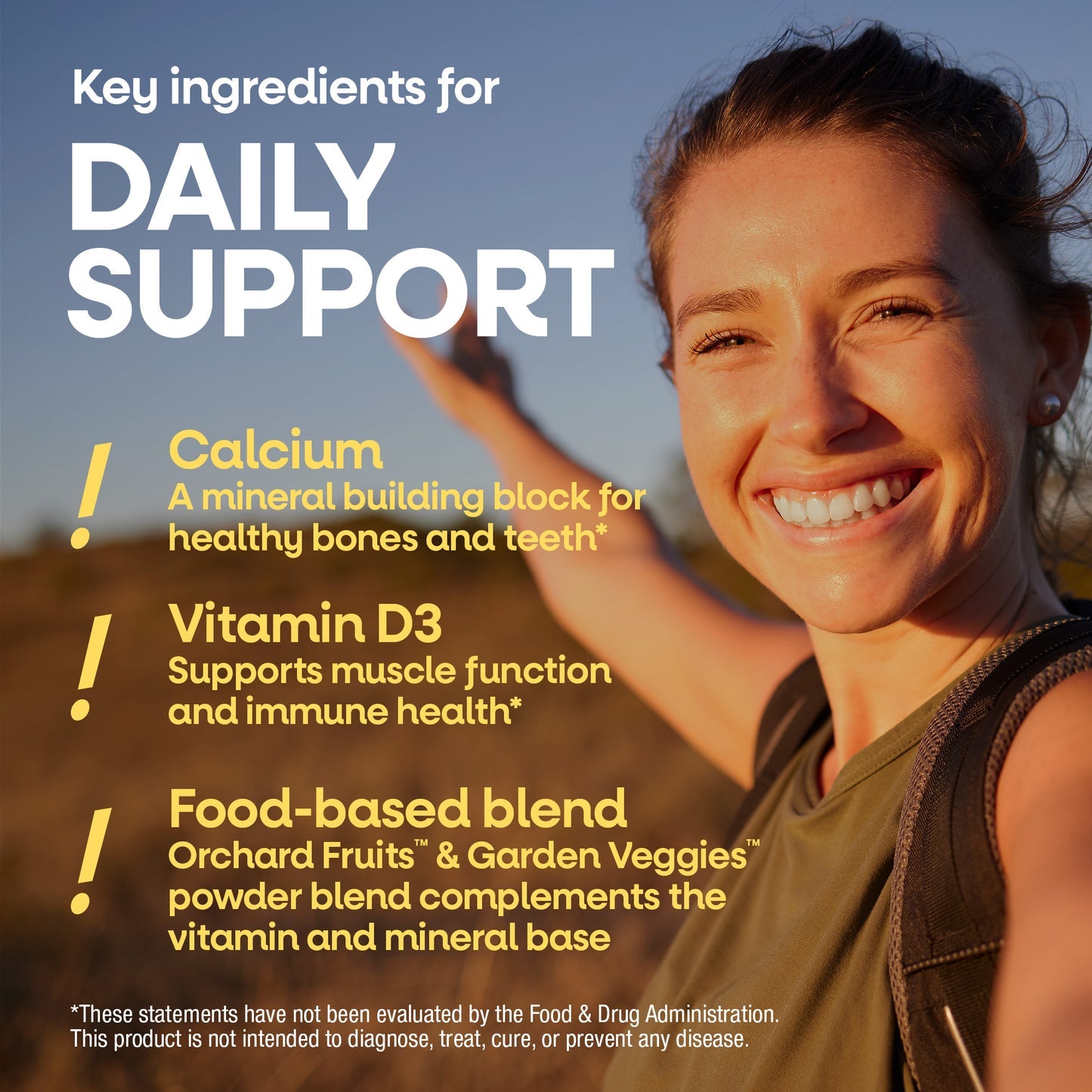 Nature's Way® Alive!® Calcium + Vitamin D3 Gummies | Calcio + Vitamina D3 | 60 Gomitas