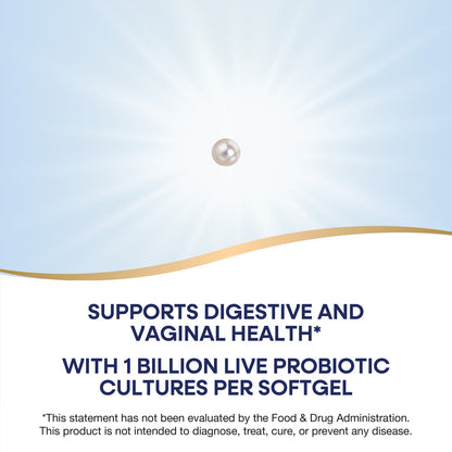 Nature's Way® Probiotic Pearls® Women's | Probiótico para la Salud Femenina | 30 Cápsulas Blandas (Softgels)