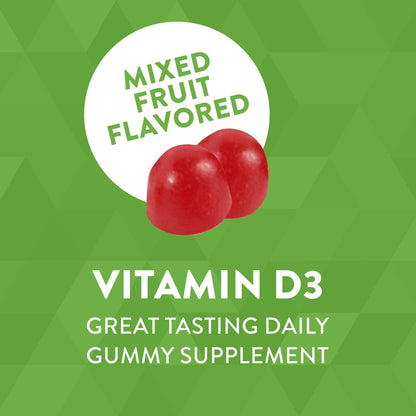 Nature's Way® Vitamin D3 Gummies | Gomitas de Vitamina D3 | 120 Gomitas