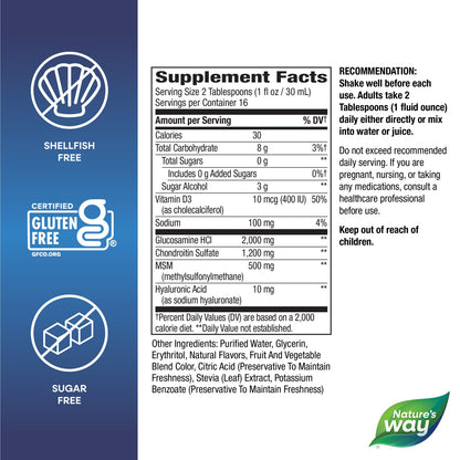 Nature's Way® Joint Movement Glucosamine® Ultra Strength | Berry | 16 fl oz (480 mL)