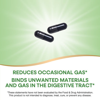 Nature's Way® Activated Charcoal | Carbón Activado | 100 Cápsulas
