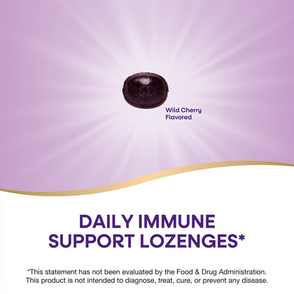 Nature's Way® Sambucus Immune Lozenges Mixed Berry | Pastillas para Chupar con Saúco Orgánico | 24 Pastillas