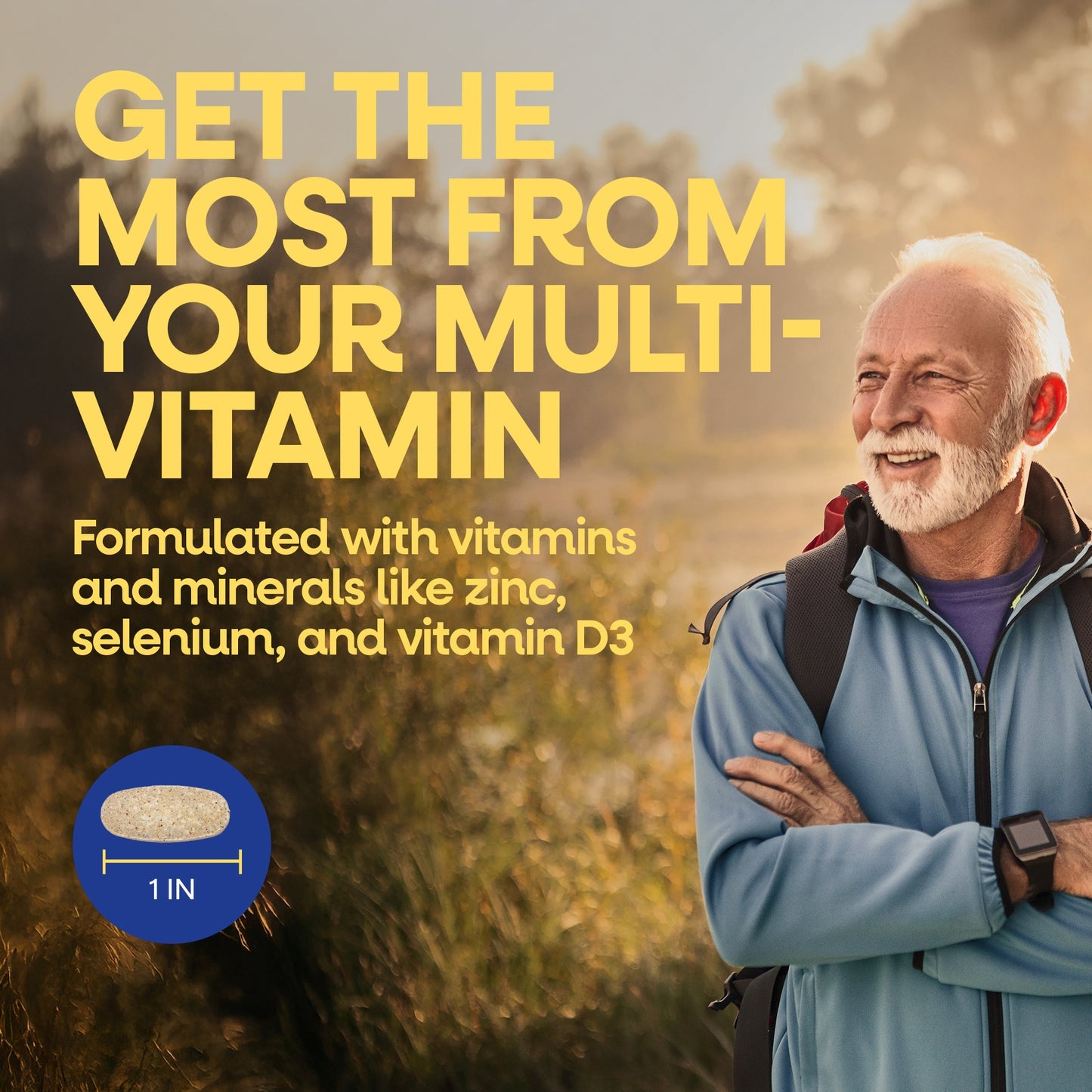 Nature's Way® Alive!® Multivitamínico Completo para Hombres 50+ | 50 Tabletas