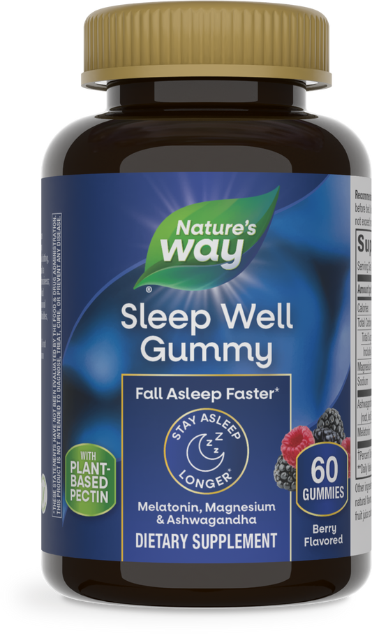 Nature's Way® Sleep Well Gummies | Gomitas para Dormir | 60 Gomitas