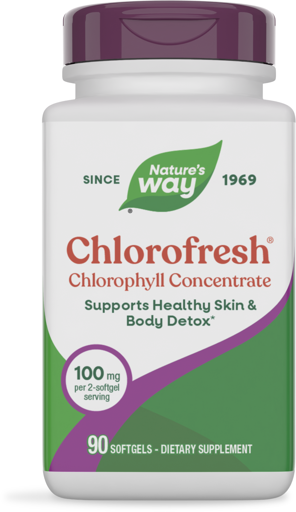 Nature's Way® Chlorofresh® Chlorophyll Concentrate | Clorofila Concentrada | 90 Softgels