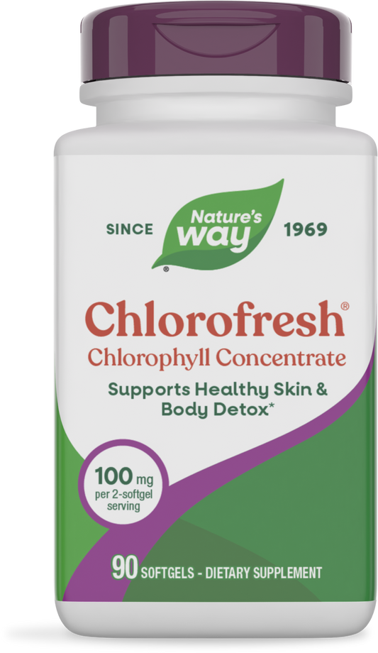 Nature's Way® Chlorofresh® Chlorophyll Concentrate | Clorofila Concentrada | 90 Softgels