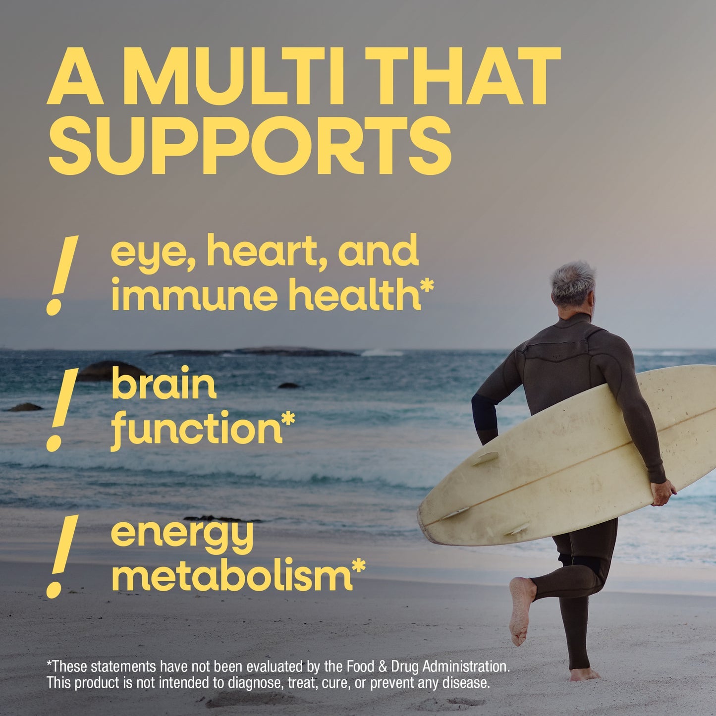 Nature's Way® Alive!® Multivitamínico para Hombres 50+ en Gomitas | Sabor Frutas | 60 Gomitas