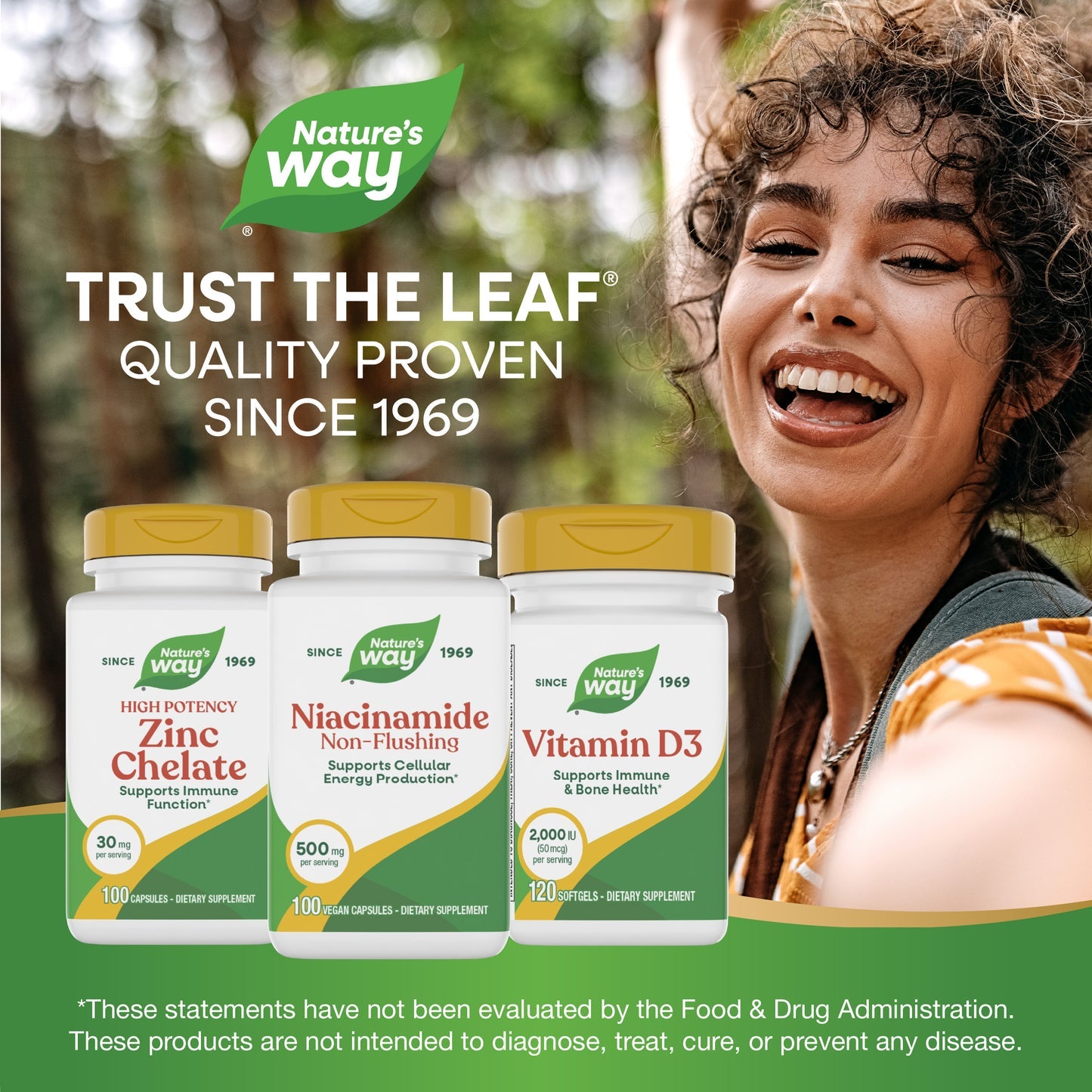 Nature's Way® Niacinamide 500 mg | Vitamina B3 | 100 Cápsulas