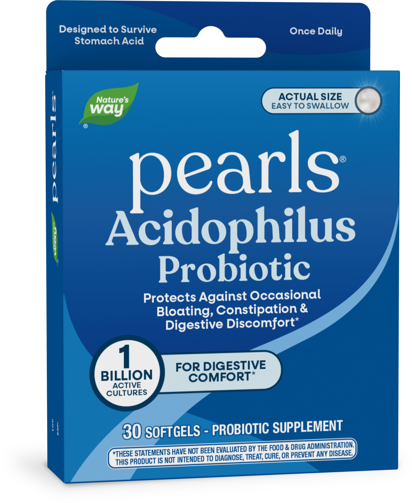 Nature's Way® Acidophilus Pearls® | Probiótico Diario | 30 Softgels