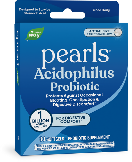 Nature's Way® Acidophilus Pearls® | Probiótico Diario | 30 Softgels