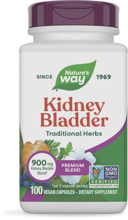 Nature's Way® Kidney Bladder Premium Blend | 100 Cápsulas Veganas