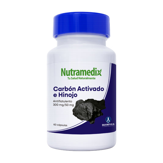 Carbón Activado e Hinojo Nutramedix® – 60 Cápsulas