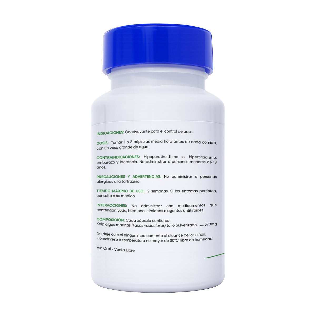 Kelp 570 mg Nutramedix® – 60 Cápsulas