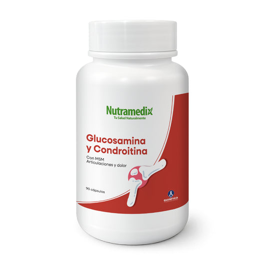 Glucosamina y Condroitina Nutramedix® – 90 Cápsulas
