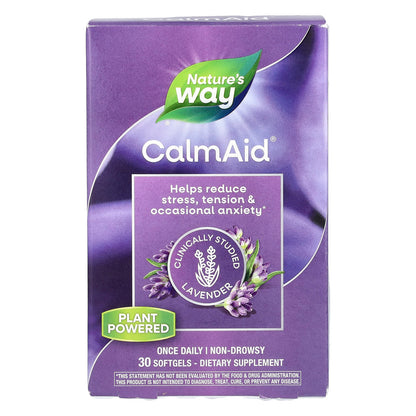 Nature's Way® CalmAid® Clinically Studied Lavender | 80 mg | 30 Softgels