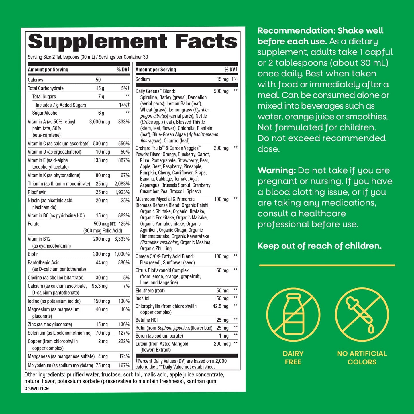 Nature's Way® Alive!® Liquid Multivitamin | Tropical Fruit | 30.4 fl oz (900 mL)