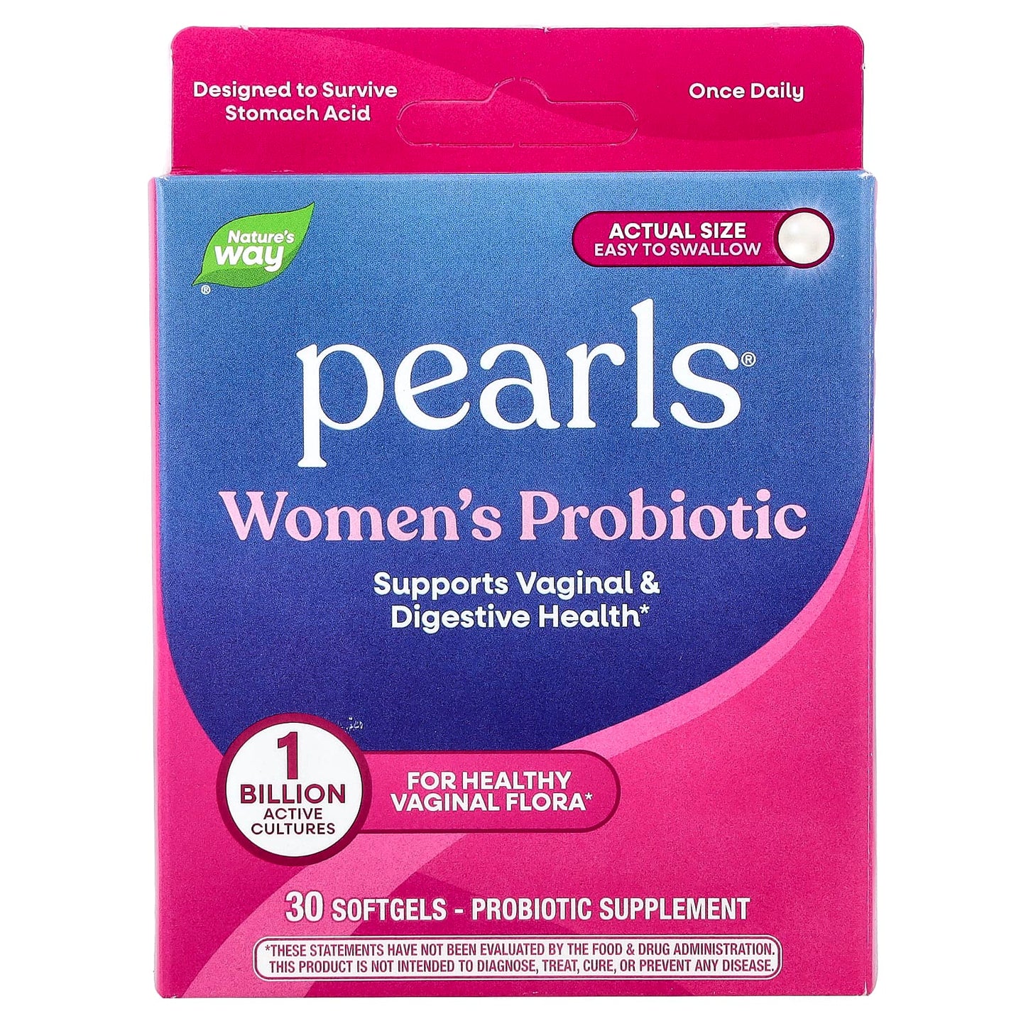 Nature's Way® Pearls® Women's | Women's Probiotic | 30 Softgels