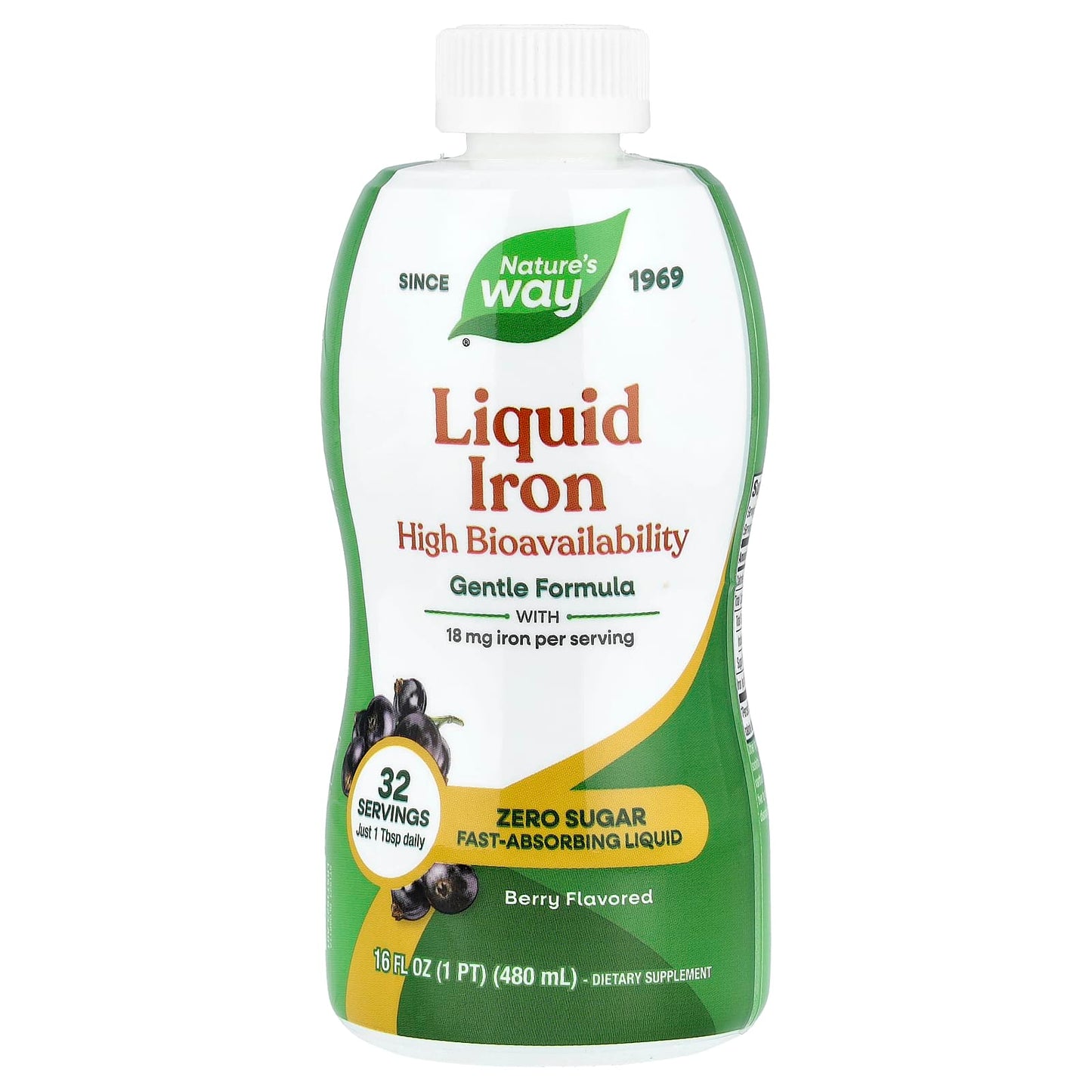 Nature's Way® Alive!® Liquid Iron | 16 fl oz (480 mL)
