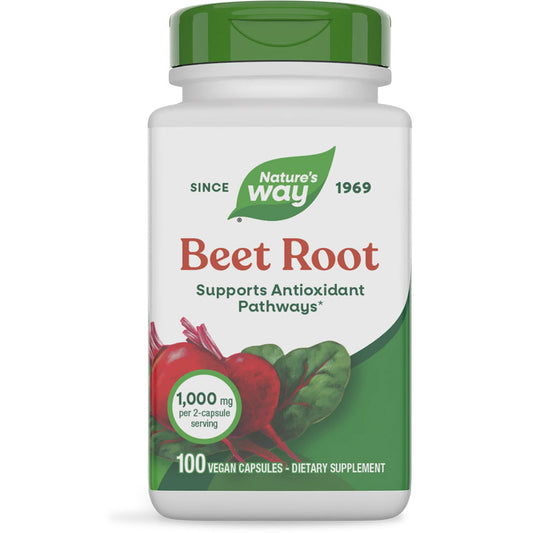 Nature's Way® Beet Root | 100 Cápsulas Veganas
