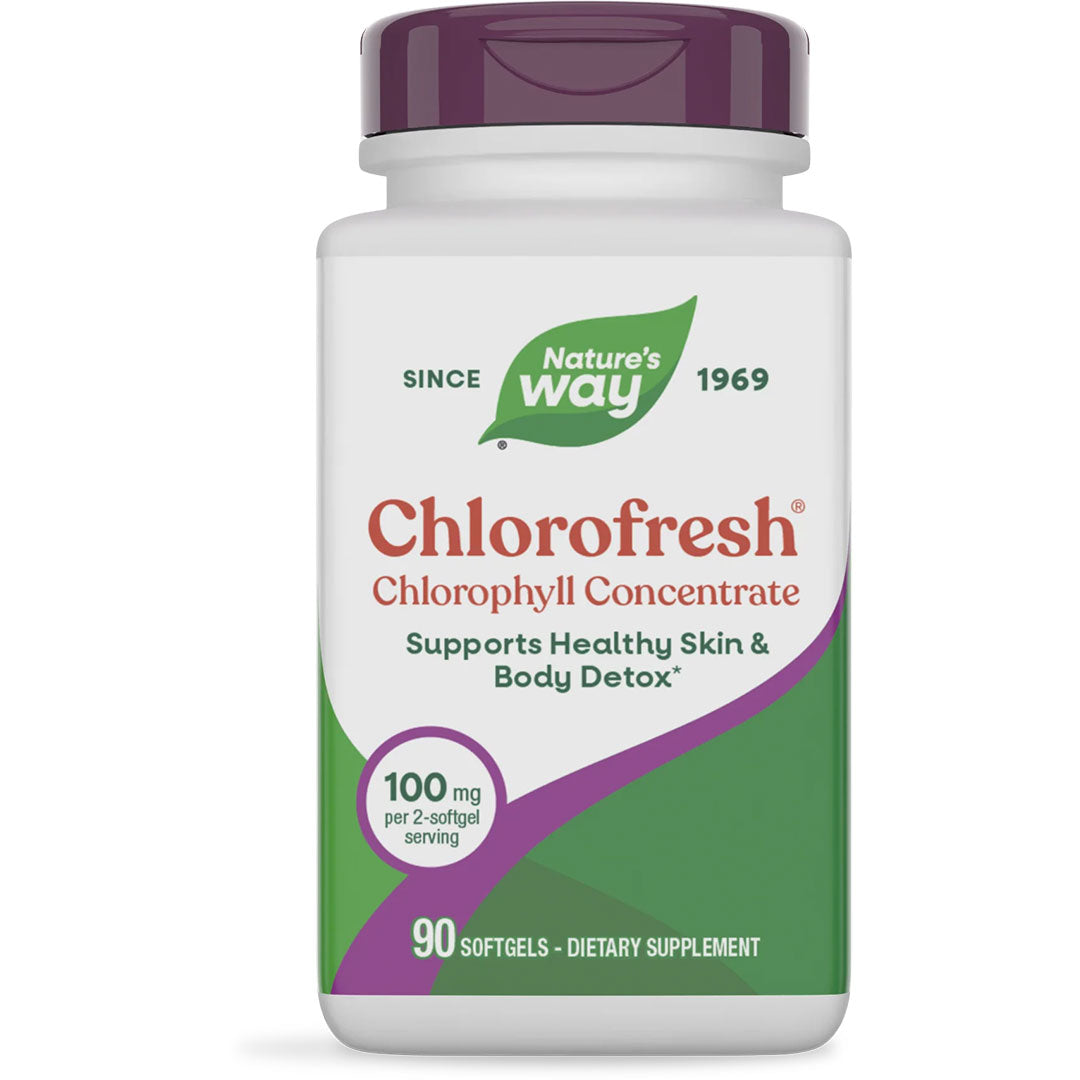 Nature's Way® Chlorofresh® Chlorophyll Concentrate | Clorofila Concentrada | 90 Softgels