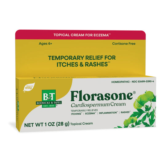 Boericke & Tafel® Florasone® Cream | Crema Homeopática para Picazón e Irritación | 1 oz (28 g)