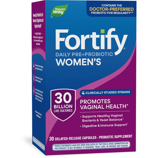 Nature's Way® Fortify® Women's Probiotic 30 Billion | Probiótico para la Mujer | 30 Cápsulas Vegetales