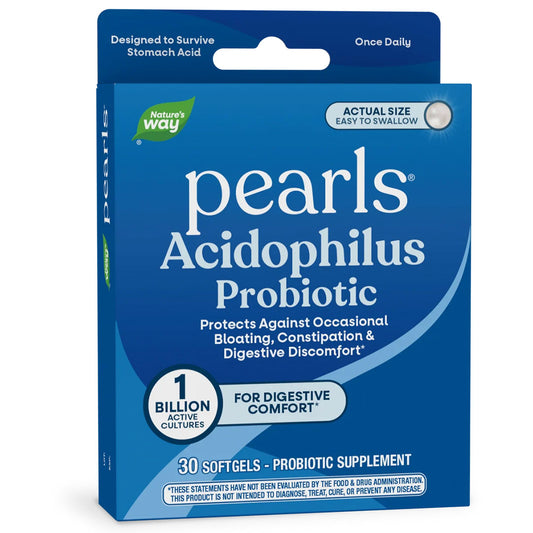 Nature's Way® Acidophilus Pearls® | Probiótico Diario | 30 Softgels