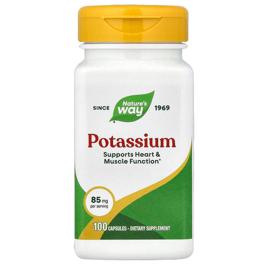 Nature's Way® Potassium | Potasio 85 mg | 100 Cápsulas